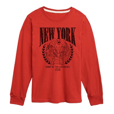 Boys' - Marvel - Avengers NYC Long Sleeve Graphic T-Shirt