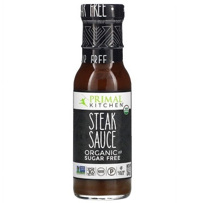 Primal Kitchen Organic Steak Sauce, Sugar Free, 8.5 oz (Pack of 3)
