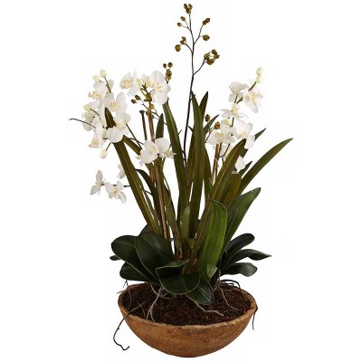 Uttermost Moth Orchid Planter Floral Arrangement