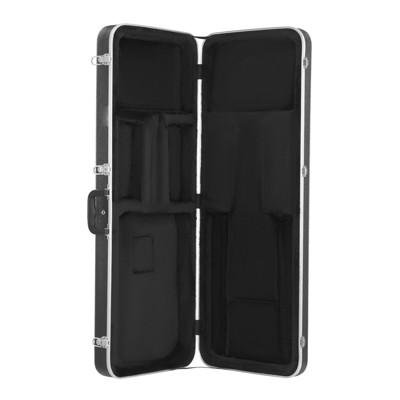 VEVOR Electric Guitar Hard Case, 41.34 in Rectangular Guitar Hard Case, ABS Padding Soft Lining Water-Resistant, for 39 in Electric Guitar, Black