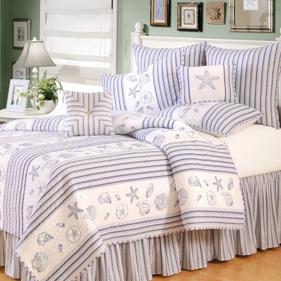 C&F Home Seaside Shells Quilt Bedding Collection