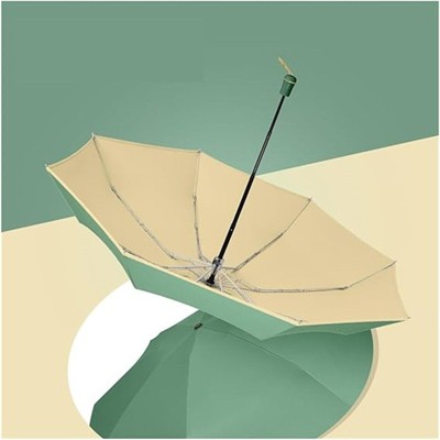 Clotth Mini Portable Dual-Purpose Folding Parasol - UV Protection, Compact, Wind and Rain Resistant, 8 Fibreglass Ribs,Sun Blocking