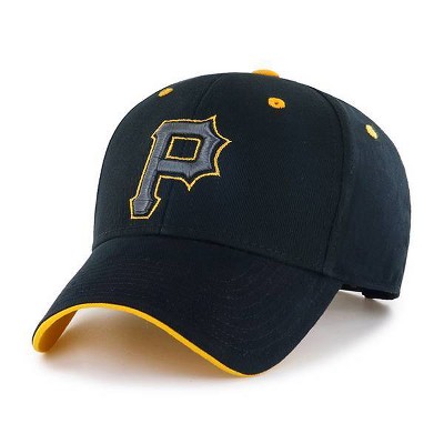 MLB Pittsburgh Pirates Youth Black Money Maker Hat: Adjustable Cotton Baseball Cap