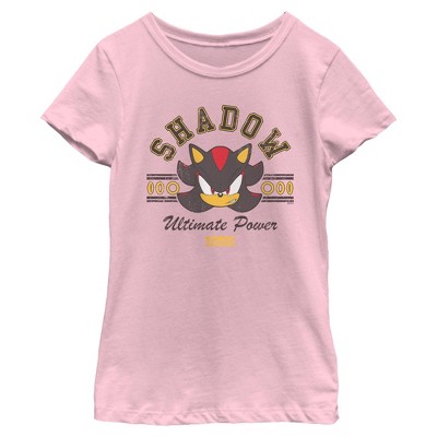 Girls Sonic the Hedgehog Shadow Ultimate Power T Shirt