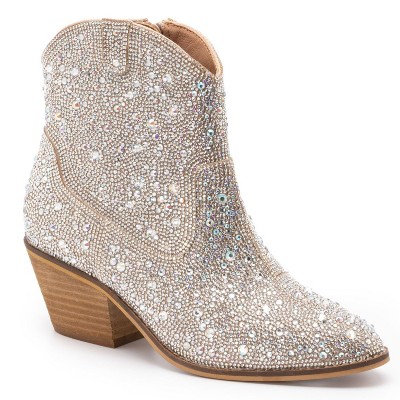Hey Girl by Corkys Shine Bright Rhinestone Western Boots