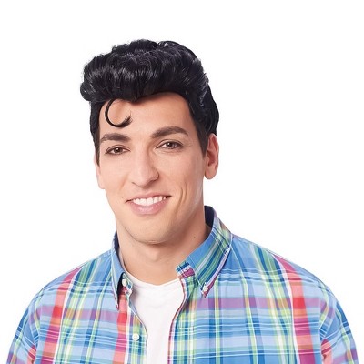 Costume Culture by Franco LLC Doo Wop Men's Costume Wig - Black