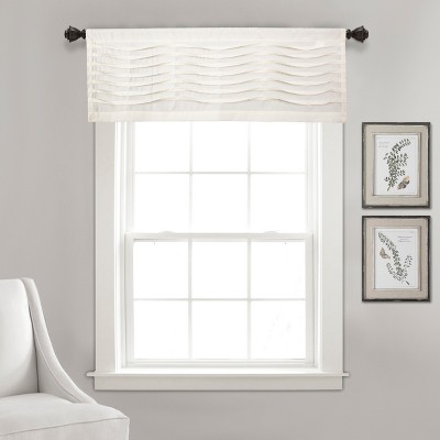 18"x52" Wave Texture Valance - Lush Décor