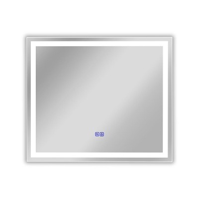 Chloe Lighting Luminosity Back Lit Rectangular Touch Screen Led Mirror 3 Color Temperatures 3000k-6000k 28`` Wide