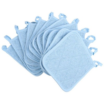 Arkwright Kitchen Potholders (12 Pack), Cotton, 7x7 in., Solid Color Options