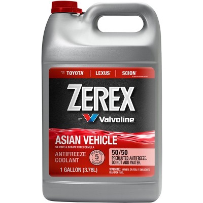 Valvoline Zerex Asian Red Vehicle 50/50 Prediluted Antifreeze
