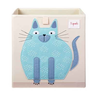 3 Sprouts Toy Storage Cube - 13" - Cat