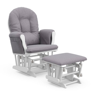 Storkcraft Hoop Glider Nursery Rocking Chair and Ottoman