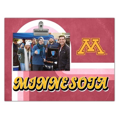8'' x 10'' NCAA Minnesota Golden Gophers Picture Frame: MDF Easel Back, Tabletop Display