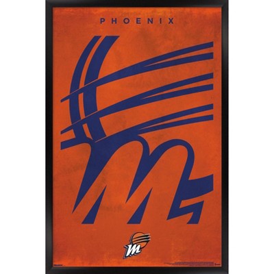 Trends International WNBA Phoenix Mercury - Logo 25 Framed Wall Poster Prints