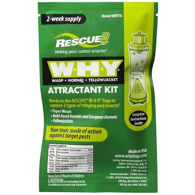Rescue - WHY Wasp, Hornet, Yellow Jacket Trap Attractant Refills (24 PACKS)
