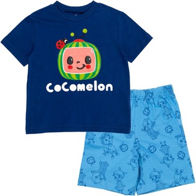 CoComelon T-Shirt and French Terry Shorts Outfit Set Infant