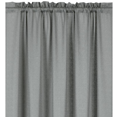 Kate Aurora Living Textured Crepe Sheer Single Window Curtain Treatments And Valances
