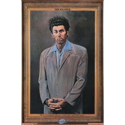 Trends International Seinfeld - Kramer Framed Wall Poster Prints