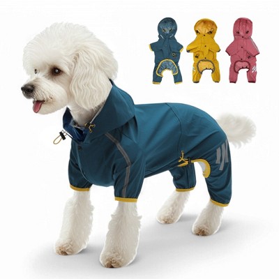 Unique Bargains Reflective Dog Raincoat 1 Pc