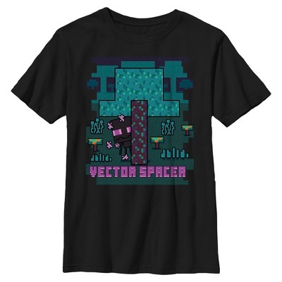 Boys Minecraft Vector Spacer T Shirt