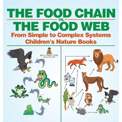 The Food Chain vs. The Food Web - From Simple to Complex Systems Children's Nature Books - by  Baby Professor (Hardcover)