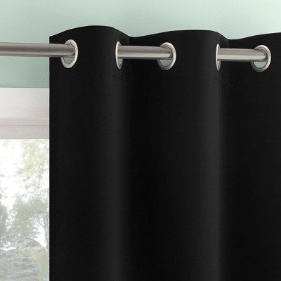 2pc Sun Zero Tedrow 100% Blackout Grommet Curtain Panel Pair
