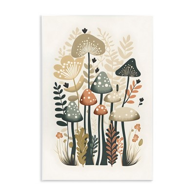 Stupell Industries Whimsical Mushroom Botanicals Wall Plaque Art