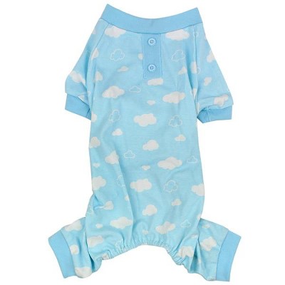 Parisian Pet 'Blue Cloud' Pajama for Dogs & Cats, Comfortable Pet Pajama Set, Cozy Dog Pajamas, Blue