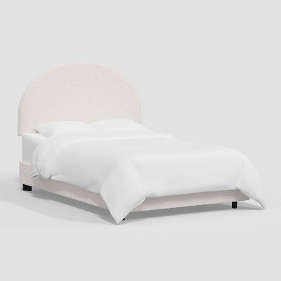 Adaline Upholstered Bed with Arched Headboard in Boucle - Threshold™