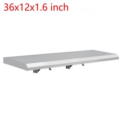 36"x12"x1.6" Concession Window Shelf Stainless Steel Foldable Food Truck Shelf