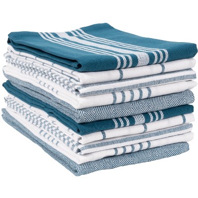 KAF Home Soho Mixed Set of 10 Soft and Absorbent Kitchen Towels - 18" x 28"