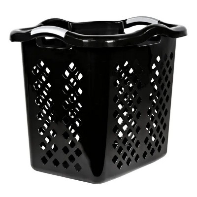 Racxily 1 Park Lamper 2 Bushel Laundry Basket, Black