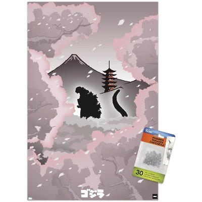 Trends International Godzilla - Backdrop Unframed Wall Poster Prints