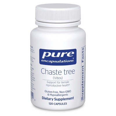 Pure Encapsulations Chaste Tree (Vitex) - Supports Menstrual Cycle Regularity - for Breast Comfort* - Women's Supplement - Non-GMO & Vegan - 120 Caps