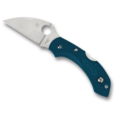 Spyderco Dragonfly 2 Lightweight Folding Pocket Knife with 2.28" K390 Wharnecliffe Blade | Get a Powerhouse Cutting Tool with the FRN Handle, Blue