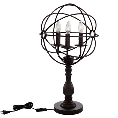 CWI Lighting,Arza 3 Light Table Lamp With Brown Finish
