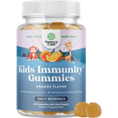 Kids Immunity Gummies, Nature's Craft, 60ct