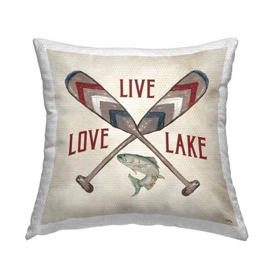 Stupell Industries Live Love Lake Oars
