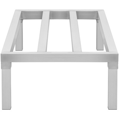 VEVOR Aluminum Dunnage Rack, 48” x 20” Commercial Food Floor Rack, 12” Off the Floor, 1800 lbs Capacity All-Welded Aluminum Storage Rack