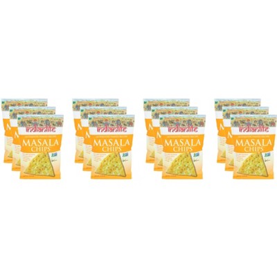 Indian Life Masala Pretzel Chips - Case of 12 - 6 oz