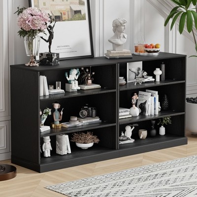 PexFix Wood Bookshelf with Adjustable Shelves