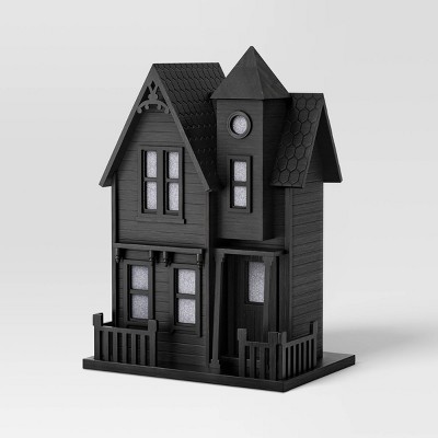 Large Haunted House Figurine Black - Threshold™