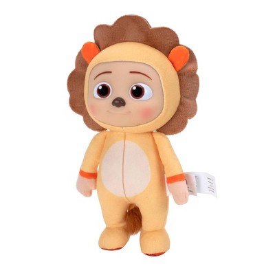 CoComelon JJ Lion Little Plush: Stuffed Animal with JJ License, CoComelon Polyester Toy, 8 Inches