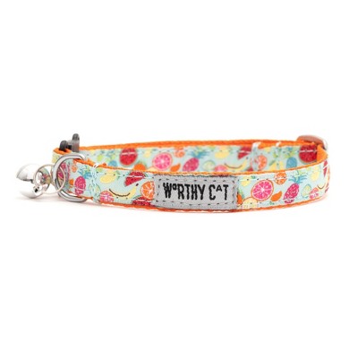 The Worthy Dog Tutti Frutti Breakaway Adjustable Cat Collar