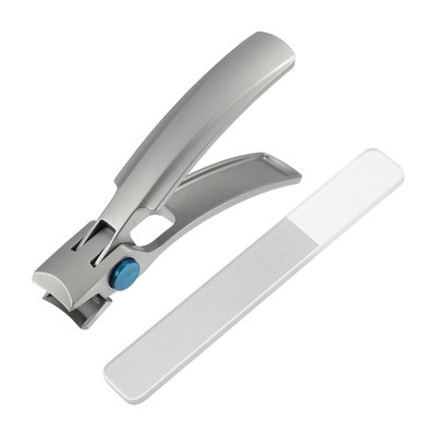 Unique Bargains Nail Clippers Nail Clipper Set for Nail Care Portable Stainless Steel Silver Tone 1 Set