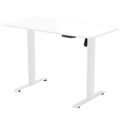 Uncaged Ergonomics Rise Up Essential Electric Standing Desk Adjustable Frame 23.7x47.2 Top Compact Sit Stand Desk