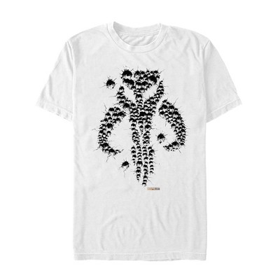 Men's Star Wars The Mandalorian Mythosaur Bullet Hole T-Shirt