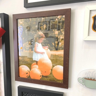 Brown 8x10 Picture Frame 8 x 10 Dark  Wood Walnut Photo Frame