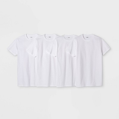 Men's Short Sleeve 4pk Crewneck T-Shirt - Goodfellow & Co™