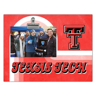 8'' x 10'' NCAA Texas Tech Red Raiders Picture Frame: Holds 4x6 Image, MDF Material